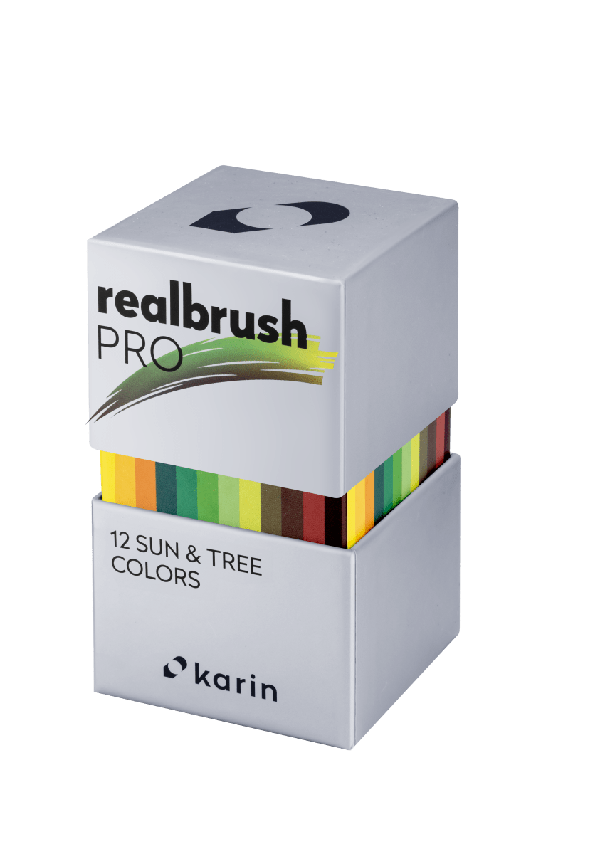 Realbrush PRO 12 - pack - Sun & Tree colors - Karin - Tidformera