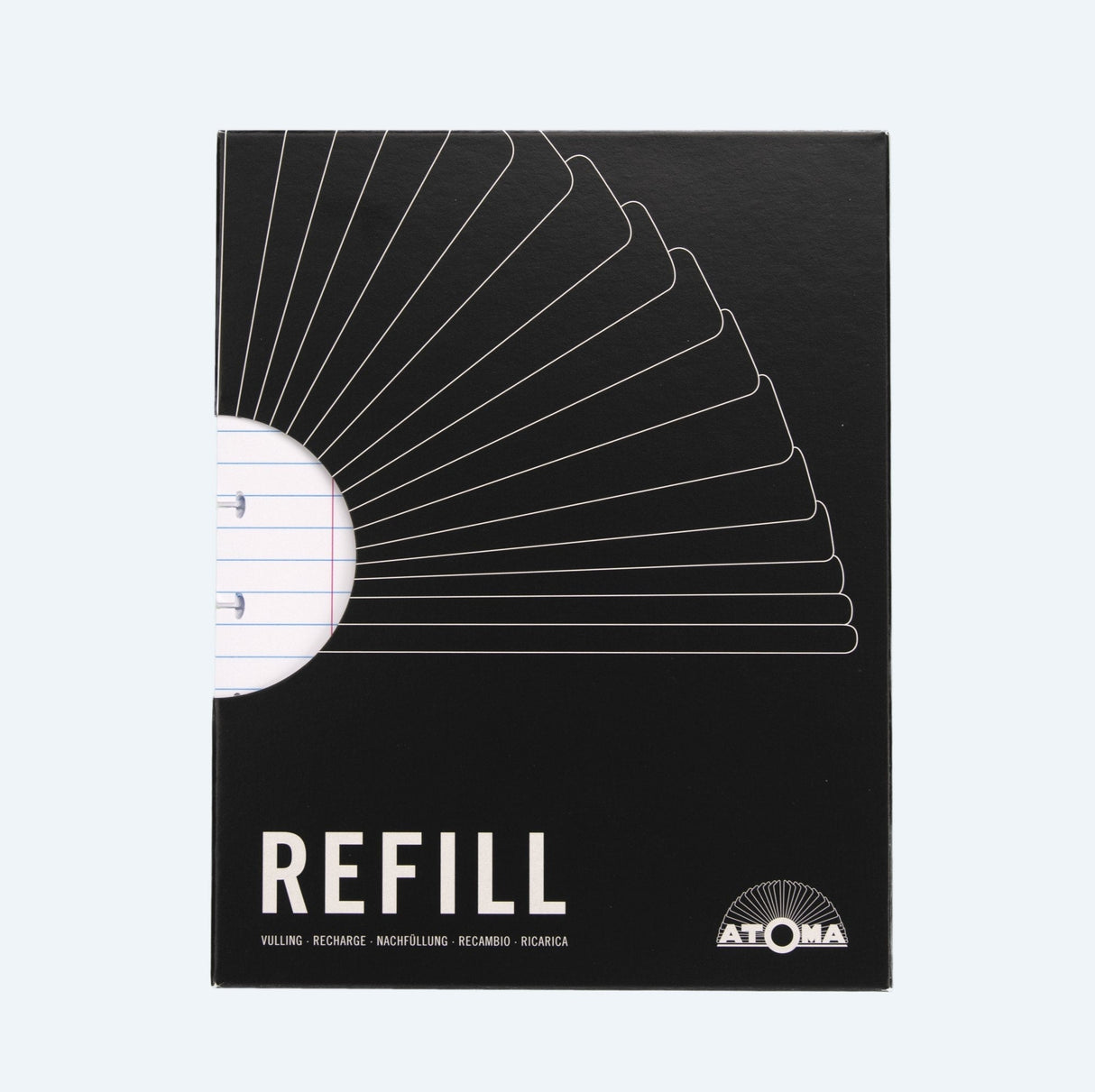 Refill Atoma Notebook A5 - Linjerad - Atoma - Tidformera