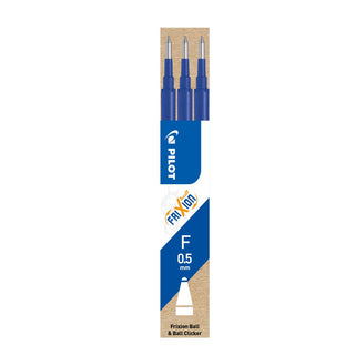 Refill FriXion Ball F 0,5 Blå 3 - pack - 1 - Pilot - Tidformera