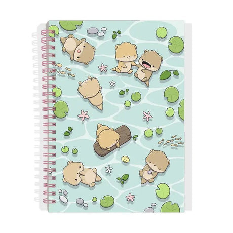 Reusable Sticker Storage - Otters - 1 - CutieSquad - Tidformera