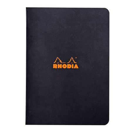 Rhodia Skrivhäften - A5 Linjerad från Rhodia - Svart skrivhäfte - Tidformera