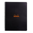 Rhodia Spiralblock A4+ Rutat Långsida från Rhodia - Svart skrivblock - Tidformera