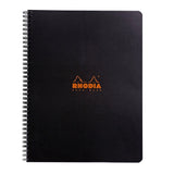 Rhodia Spiralblock A4+ Rutat Långsida från Rhodia - Svart skrivblock - Tidformera