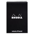 Rhodia Spiralblock A5+ Dotted Kortsida från Rhodia - Svart skrivblock - Tidformera