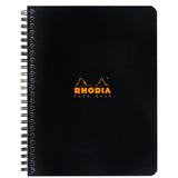 Rhodia Spiralblock A5+ Rutat Långsida Svart från Rhodia - Svart skrivblock - Tidformera