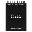 Rhodia Spiralblock A7 Dotted Kortsida från Rhodia - Svart skrivblock - Tidformera