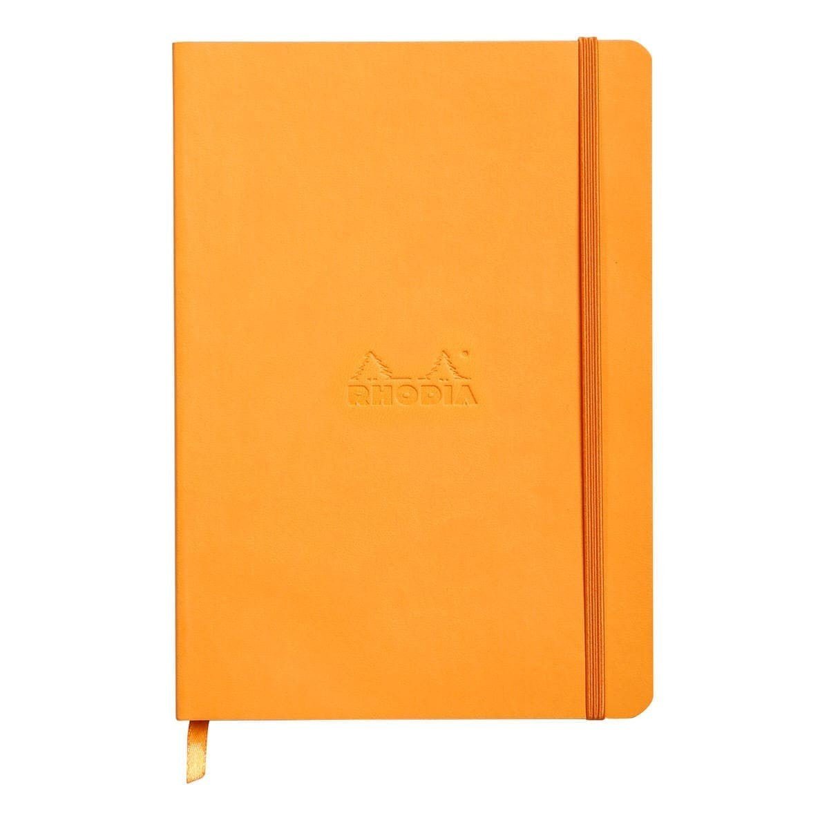 Rhodiarama Anteckningsböcker Dotted Orange från Rhodia - Orange anteckningsbok. Boken har orange gummiband för stängning.
 - Tidformera