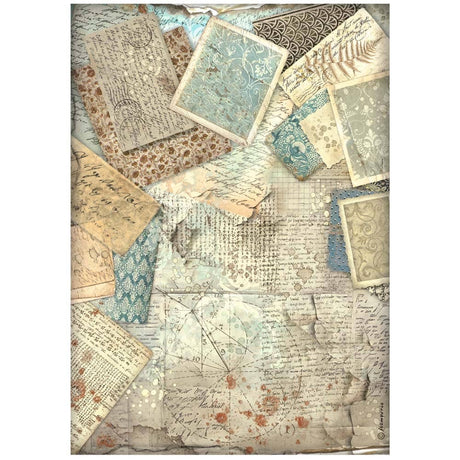 Rice Paper A4 - Alterego - 6 - pack - 7 - Stamperia - Tidformera