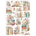 Rice Paper A4 - Books - 1 - Stamperia - Tidformera
