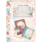Rice Paper A4 Create Happiness - Le Petit Journal - 1 - Stamperia - Tidformera