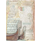 Rice Paper A4 - Venice City of Art - Gondola - 1 - Stamperia - Tidformera