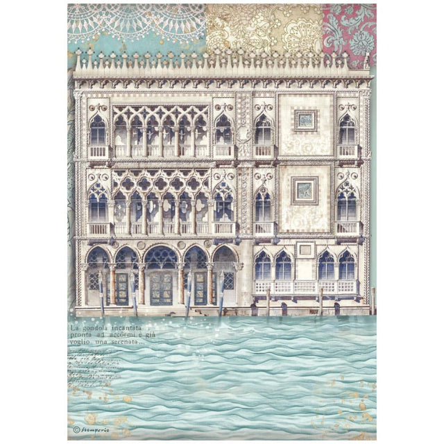 Rice Paper A4 - Venice City of Art - Palace museum - 1 - Stamperia - Tidformera