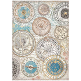 Rice Paper A4 - Venice City of Art - Zodiac - 1 - Stamperia - Tidformera