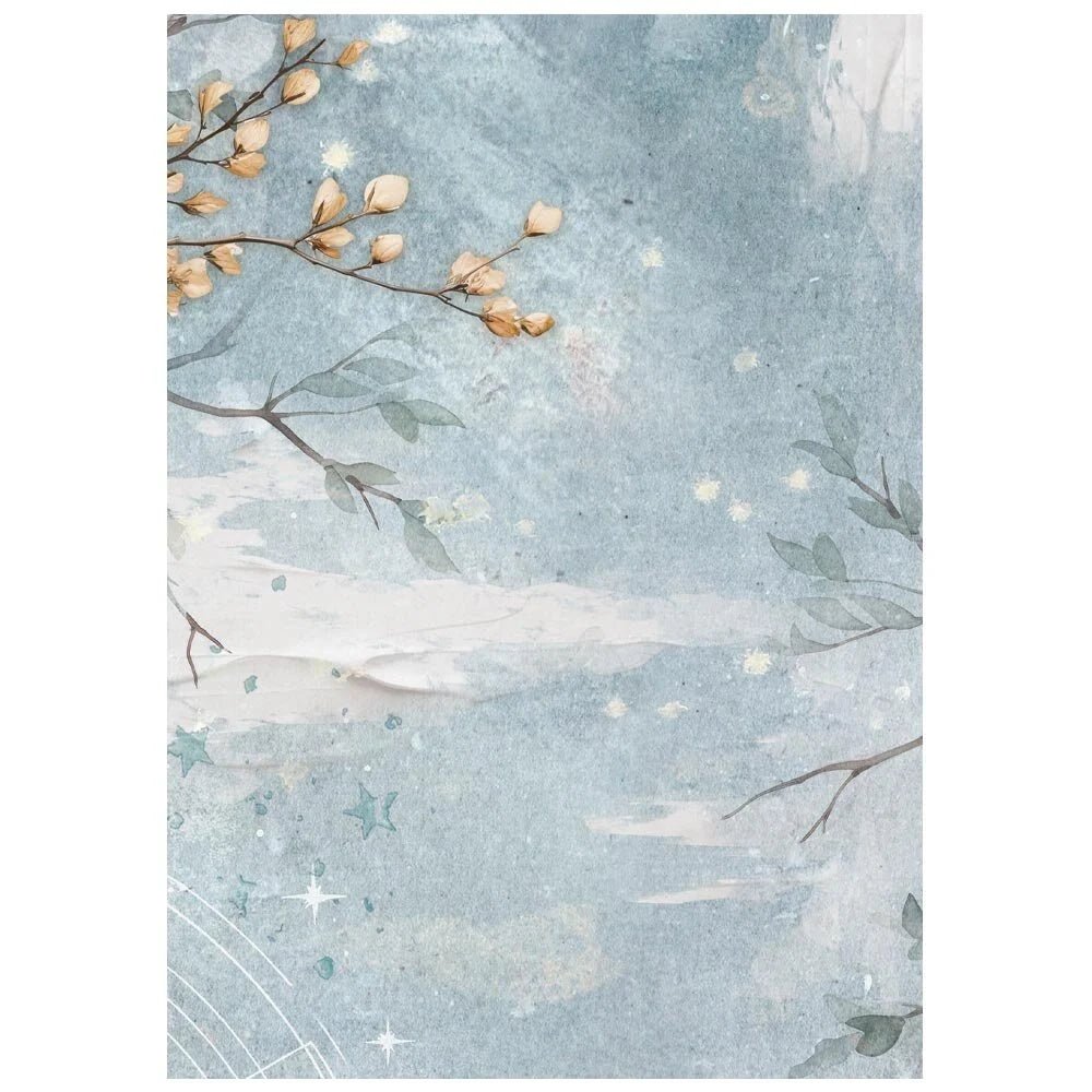 Rice Paper A6 - Backgrounds - 8 - pack - Secret Diary - 4 - Stamperia - Tidformera