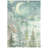 Rice Paper A6 - Herbarium Silvae - Mini - 8 - pack - 5 - Stamperia - Tidformera