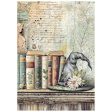 Rice Paper A6 - Herbarium Silvae - Mini - 8 - pack - 8 - Stamperia - Tidformera