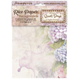 Rice Paper A6 - Quiet Days - Backgrounds - 8 - pack - 1 - Stamperia - Tidformera