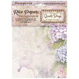 Rice Paper A6 - Quiet Days - Backgrounds - 8 - pack - 1 - Stamperia - Tidformera