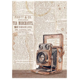 Rice Paper A6 - Quiet Days - Mini - 8 - pack - 4 - Stamperia - Tidformera