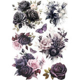Rice Paper Art set - A5 - 8 - pack - Dark Academia - 9 - Ciao Bella - Tidformera