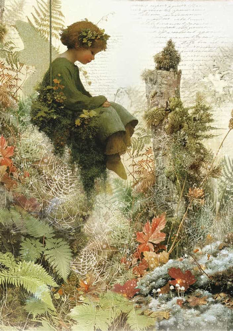 Rice Paper Art set - A5 - 8 - pack - Fairy Whispers - 2 - Ciao Bella - Tidformera