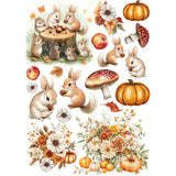 Rice Paper Art set - A5 - 8 - pack - Hello fall - 4 - Ciao Bella - Tidformera