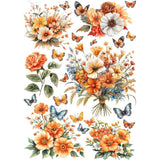 Rice Paper Art set - A5 - 8 - pack - Hello fall - 9 - Ciao Bella - Tidformera