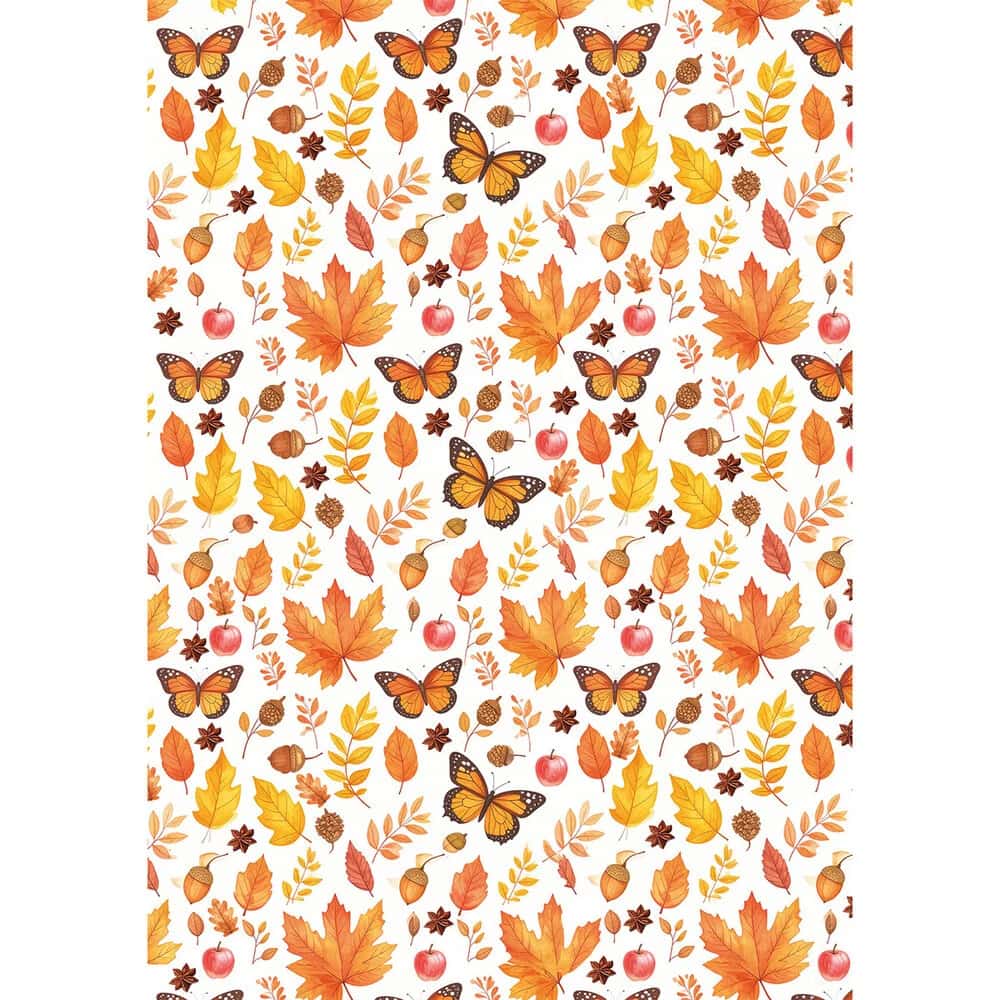 Rice Paper Art set - A5 - 8 - pack - Hello fall - 5 - Ciao Bella - Tidformera