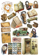 Rice Paper Art set - A5 - 8 - pack - The Last Mystery - 4 - Ciao Bella - Tidformera