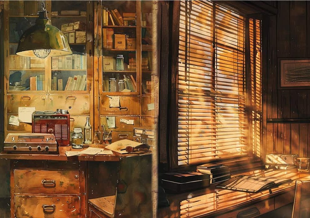 Rice Paper Art set - A5 - 8 - pack - The Last Mystery - 7 - Ciao Bella - Tidformera