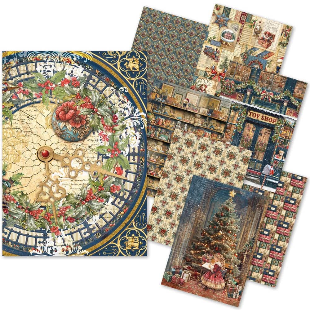 Rice Paper Art set - A5 - 8 - pack - Toy shop - 1 - Ciao Bella - Tidformera