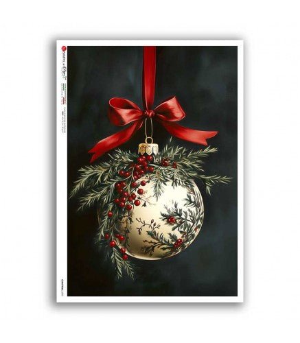 Rice Paper Decoupage - A5 - CHRISTMAS 0395 - 1 - Paper Designs - Tidformera
