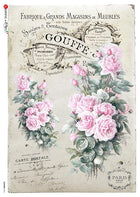 Rice Paper Decoupage - A5 - Flowers 0316 - 1 - Paper Designs - Tidformera
