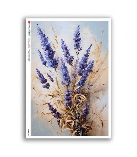 Rice Paper Decoupage - A5 - Flowers 0410 - 1 - Paper Designs - Tidformera