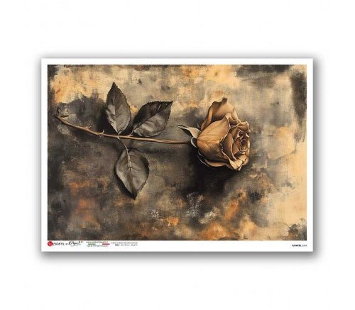 Rice Paper Decoupage - A5 - Flowers 0454 - 1 - Paper Designs - Tidformera