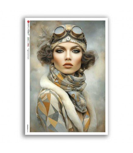 Rice Paper Decoupage - A5 - STEAMPUNK 0010 - 1 - Paper Designs - Tidformera