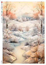 Rice Paper Decoupage - A5 - Views 0200 - Paper Designs - Tidformera