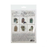 Rice paper Set - 15 x 15 - Doors with flowers - 8 - ITD Collection - Tidformera