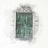 Rice paper Set - 15 x 15 - Doors with flowers - 4 - ITD Collection - Tidformera