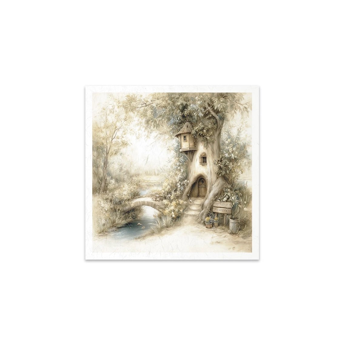 Rice paper Set - 15 x 15 - Mouse World - 4 - ITD Collection - Tidformera