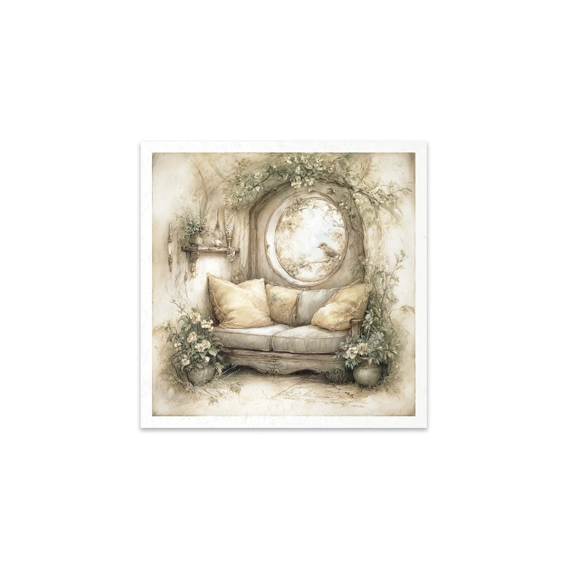 Rice paper Set - 15 x 15 - Mouse World - 2 - ITD Collection - Tidformera