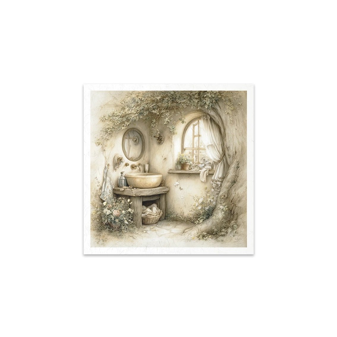 Rice paper Set - 15 x 15 - Mouse World - 5 - ITD Collection - Tidformera