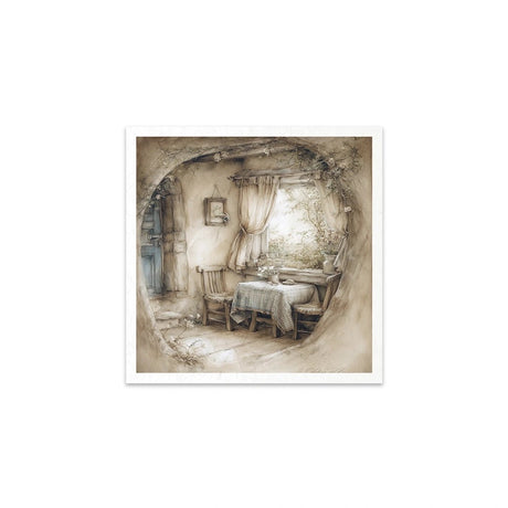 Rice paper Set - 15 x 15 - Mouse World - 3 - ITD Collection - Tidformera