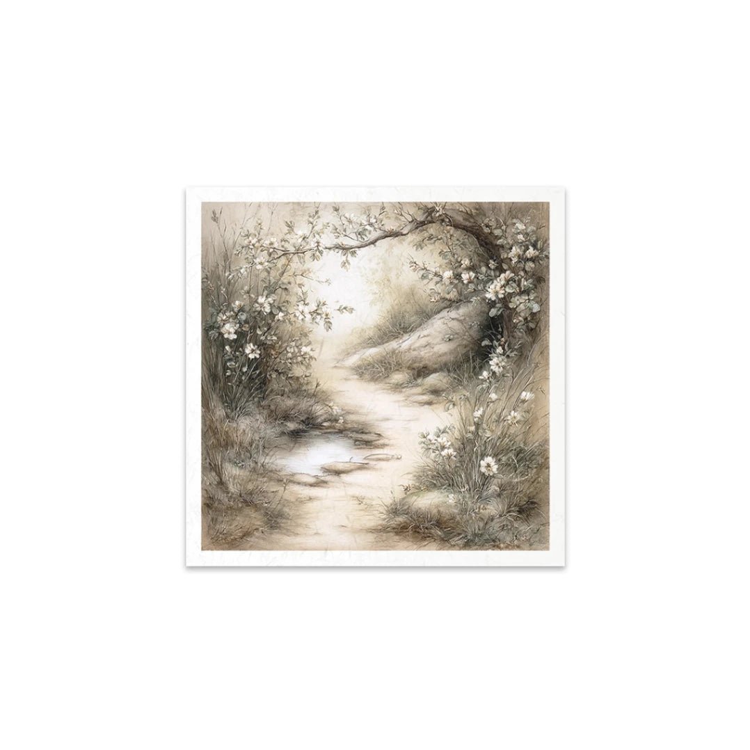 Rice paper Set - 15 x 15 - Spring Days - 6 - ITD Collection - Tidformera