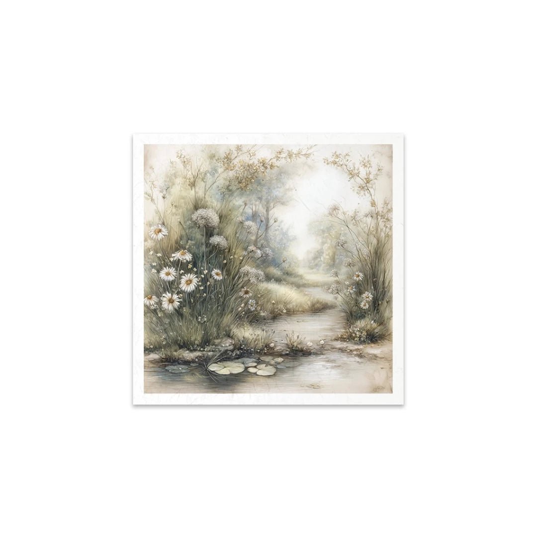 Rice paper Set - 15 x 15 - Spring Journey - 4 - ITD Collection - Tidformera