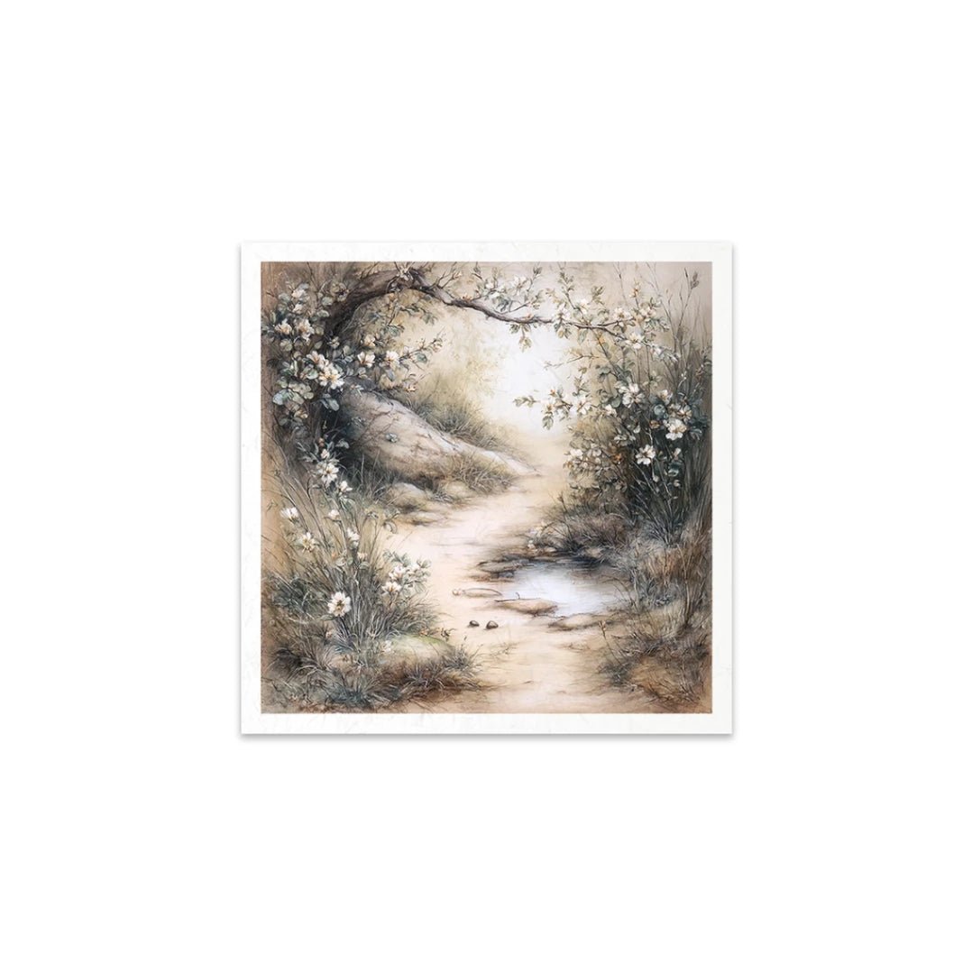Rice paper Set - 15 x 15 - Spring Journey - 2 - ITD Collection - Tidformera