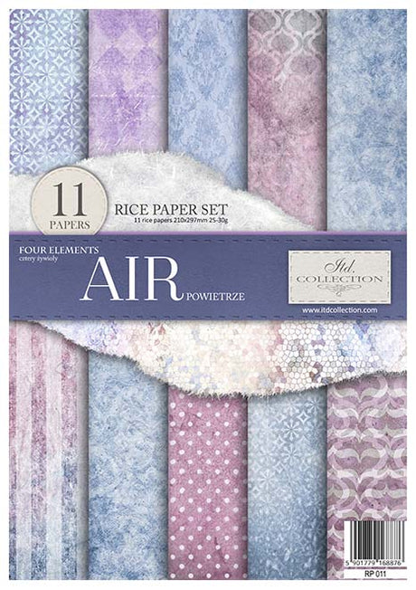 Rice paper set - A4 - Four elements - Air - 1 - ITD Collection - Tidformera