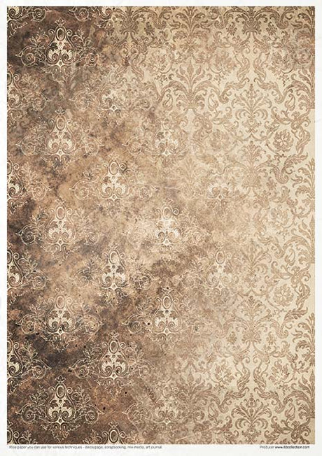 Rice paper set - A4 - Four elements - Fire - 6 - ITD Collection - Tidformera