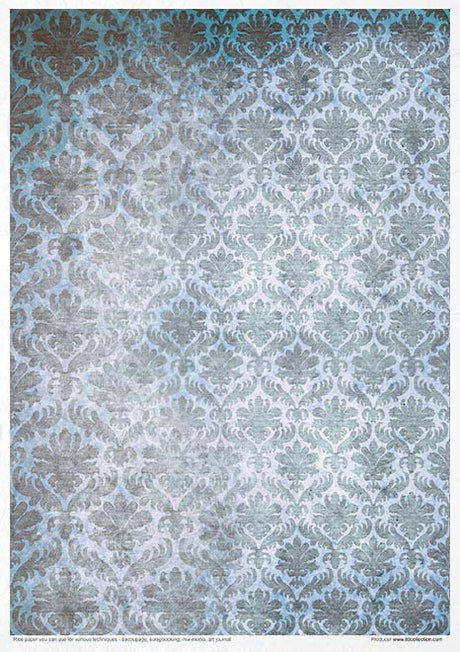 Rice paper set - A4 - Four elements - Water - 9 - ITD Collection - Tidformera
