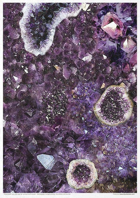 Rice paper set - A4 - Gemstones - 10 - ITD Collection - Tidformera